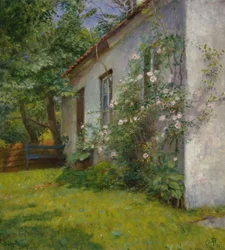 Casa con rosal, Sandø