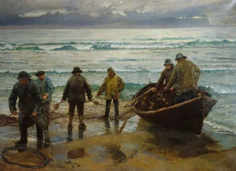 Pescadoras de salmón en sele