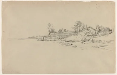 Dunas de arena, lago Ontario, c. 1874