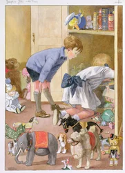 "Buscamos en el armario, y por fin lo encontré", ilustración de 