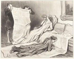 Abonados recibiendo su periódico