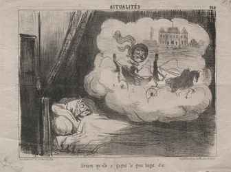 Actualidades No. 238: Soñando que había ganado muchas barras de oro, 1851