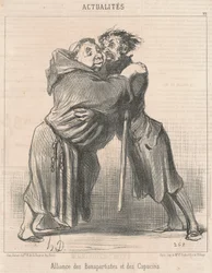 Alianza de los bonapartistas y los capuchinos