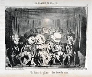 Serie LES TRAINS DE PLAISIR -Un tren de placer. - Dos horas de la mañana.