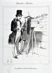 Obra de Honoré Daumier (1808-1879). Charivari data de 1840: Serie PROVERBIOS Y MÁXIMAS “La paciencia es la virtud de los burros” MUSEO DE BELLAS ARTES - PALACIO LONGCHAMP, MARSELLA