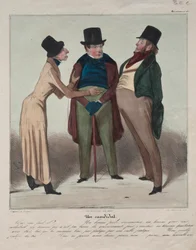 Caricaturana Placa 48: Un candidato, 1837