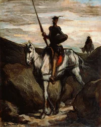 Don Quijote en las montañas