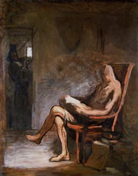 Don Quijote leyendo