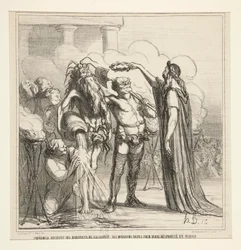 Empédocles recibiendo