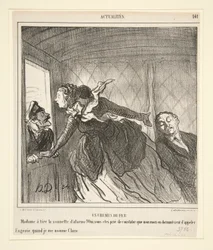 En el tren: Madame tocó el timbre