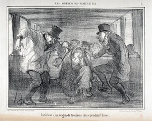 Ilustración para la serie "Les Agrements des Chemin de fer"