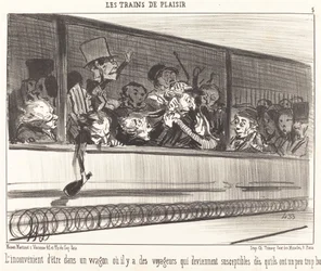 El inconveniente de estar en un vagón...