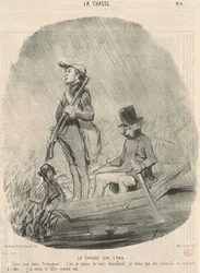 La caza en el agua