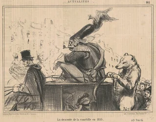 El descenso de la Courtille en 1855