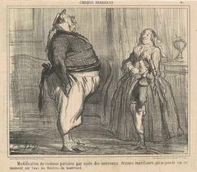 Modificación del traje parisino ...