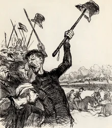 Ratapoil y su personal: ¡Viva el Emperador!, 1851