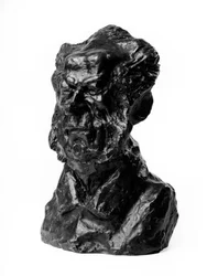 Las cargas de bustos de las "Celebridades del Justo Medio" Caricatura del Barón Jacques Antoine Adrien Delort (1773-1846), general y diputado. El burlón. Escultura de Honoré Daumier (1808-1879) siglo XIX