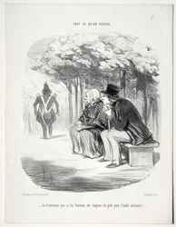 Lo que quieras, placa 51: No me sorprende que las mujeres siempre estén enamoradas del uniforme militar, 1848