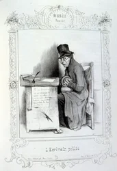 ilustraciones sobre ideas y leyendas Philipon bajo el título Les Cent y Robert Macaire