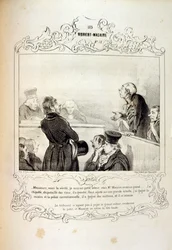 Ilustraciones sobre ideas y leyendas Philipon bajo el título Les Cent y Robert Macaire