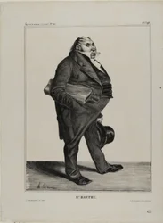 Sr. Barthe, lámina 294 de Célébrités de la Caricature