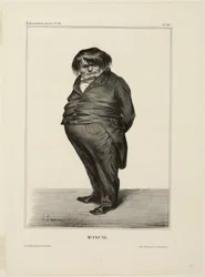 Mr. Prune, lámina 288 de Célébrités de la Caricature