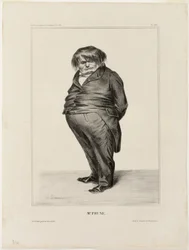 Mr. Prune, lámina 288 de Célébrités de la Caricature