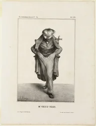 Sr. Vieux-Niais, lámina 278 de Célébrités de la Caricature