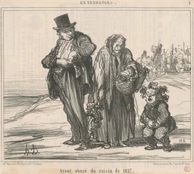 Habiendo abusado de la uva de 1857