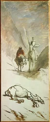 Don Quijote y la mula muerta