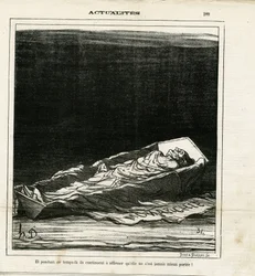Ilustración de Honoré Daumier en Le Charivari