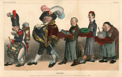 La Caricatura (1830) política, Satírico en colores