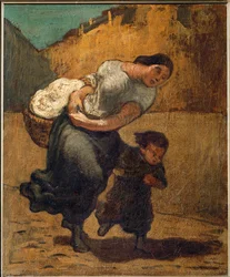 La carga ... (óleo sobre lienzo)