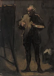 El pintor frente a su cuadro