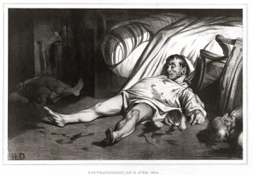 La masacre de la rue Transnonain el 14/04/1834, 1837