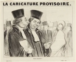 ¡Viejo canalla!..., número 29 de la serie «Types Parisiens» de La Caricature Provisoire
