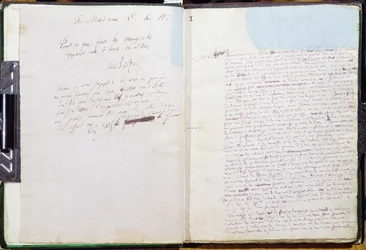 Primera página y dedicatoria a Madame Hanska de 