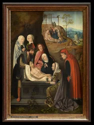 Nuestra Señora de los Siete Dolores (óleo sobre tabla)