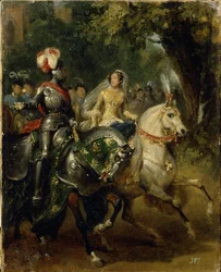 Cabalgata, ca 1842