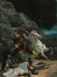 Combate de un griego y un turco, después de 1835