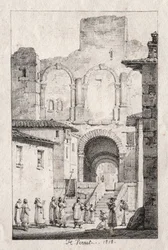 Procesión en Arles, 1918