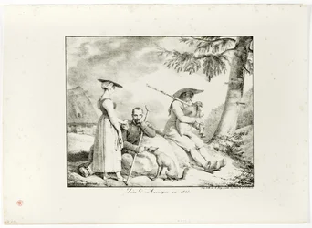 Escena de Auvernia en 1845