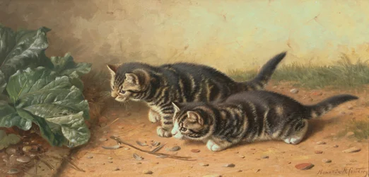 Acorralado (óleo sobre lienzo)