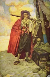 Bucanero de La Española en el Caribe