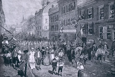 Carnaval en Filadelfia, ilustración de 