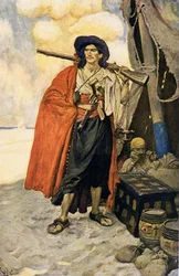 The Buccaneer was a Picturesque Fellow, principios del siglo XX (ilustración de libro)