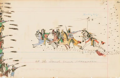 En la masacre de Sand Creek, 1874-75