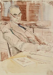 Retrato de Sir Karl Theodore Parker, CBE, 1952