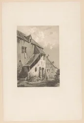 Fachada de un antiguo cortijo