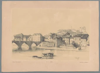 Vista de Limoges sobre el río Vienne
Vue de Limoges (título en el objeto)
Fragmentos de paisajes (título de la serie)
Fragmentos de paisajes (título de la serie)